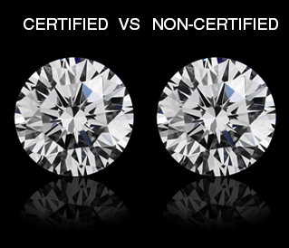 differences between certified and non-certified diamonds