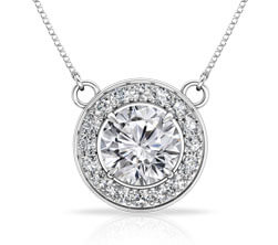 Halo Diamond Pendant icon