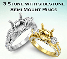 Three Stone with Sidestone