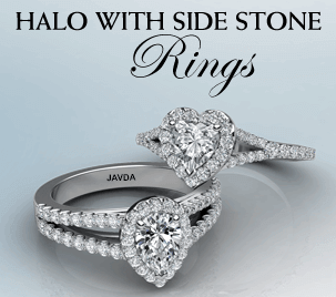 Halo with Side stone