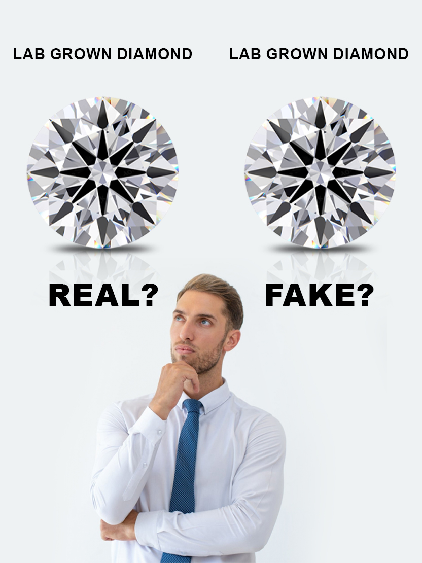 Are lab grown diamonds fake