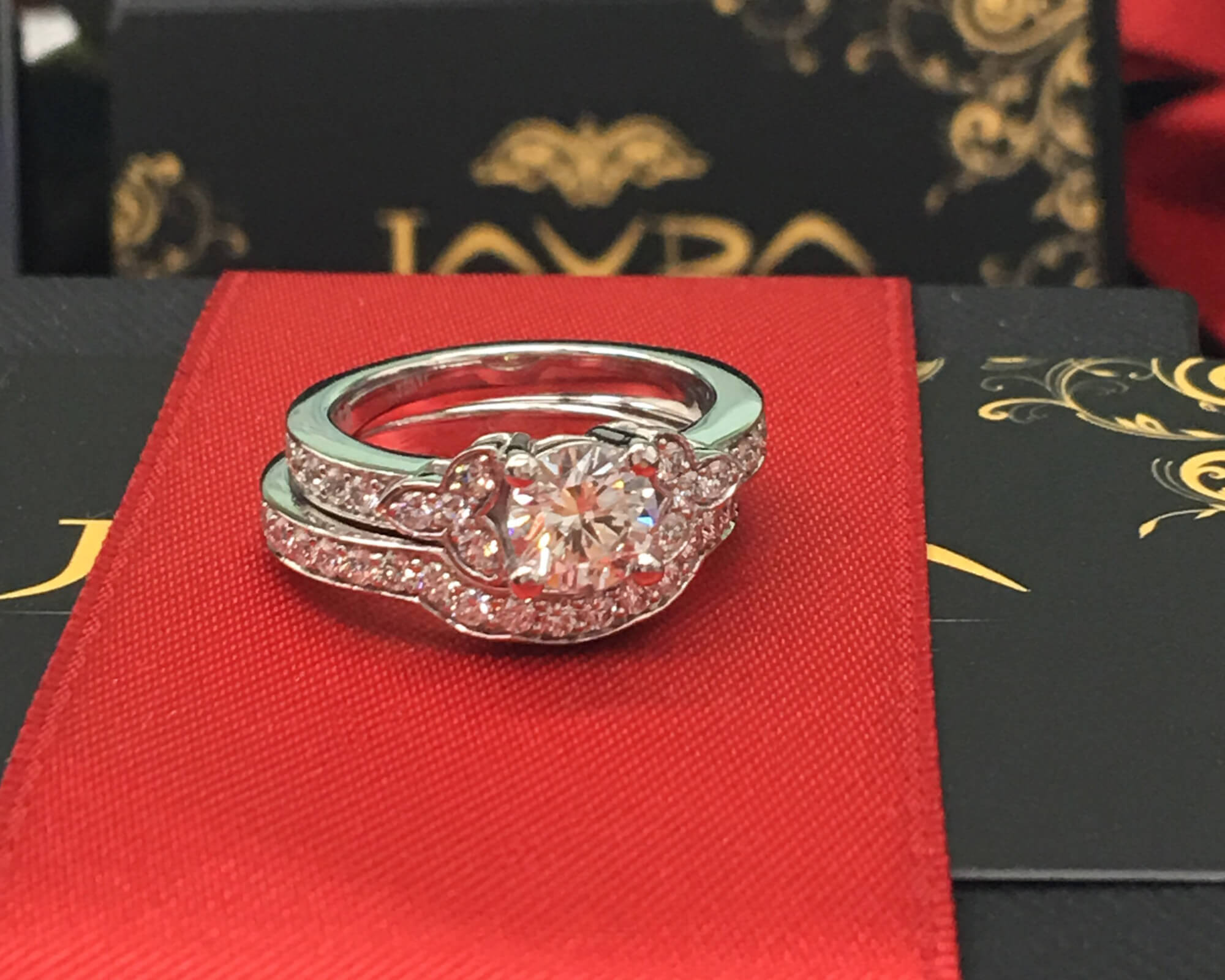 Ethical diamond engagement ring